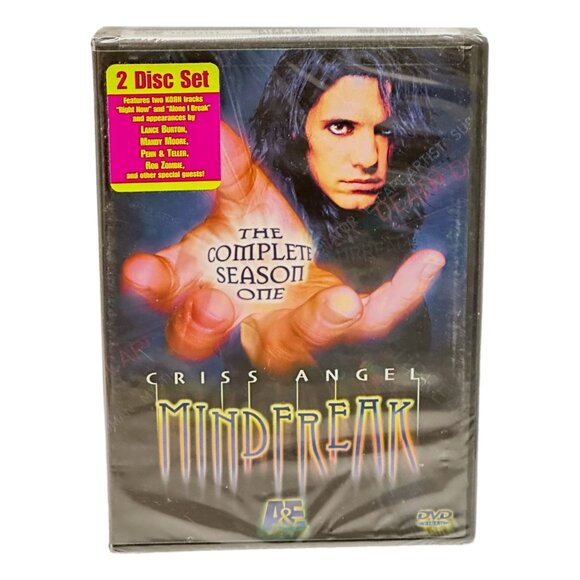 Criss Angel Mindfreak DVD Season One and Halloween Magic Lot 2 DVD Sealed New - Picture 2 of 4